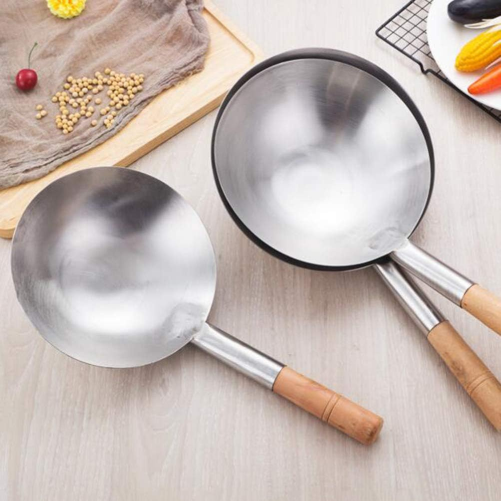 Wok Inox - IronMaster™ - Manche en Bois