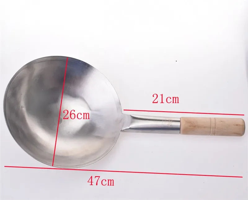 Wok Inox - IronMaster™ - Manche en Bois
