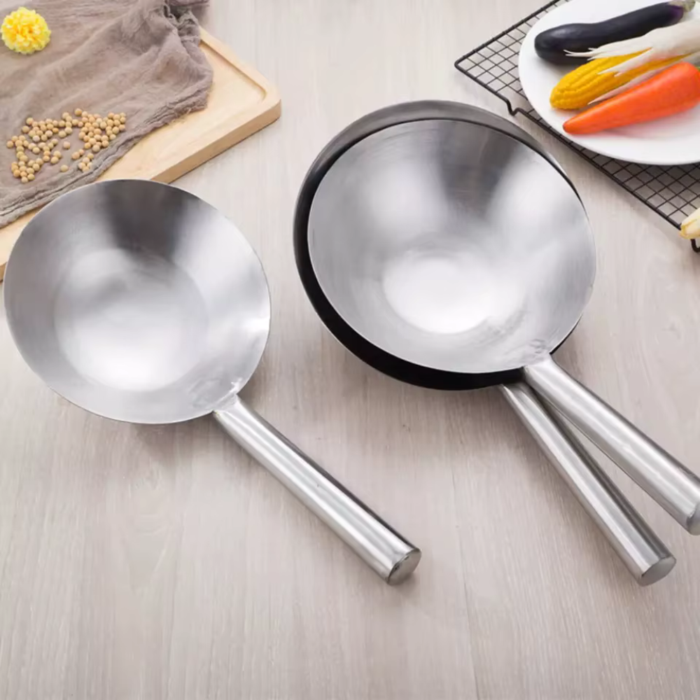 Wok Inox - IronMaster™ - Manche en Métal