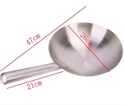 Wok Inox - IronMaster™ - Manche en Métal