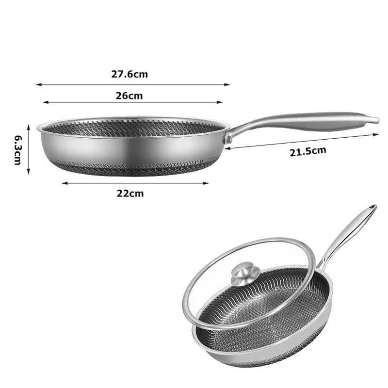 Poêle Inox - HexaSteel™
