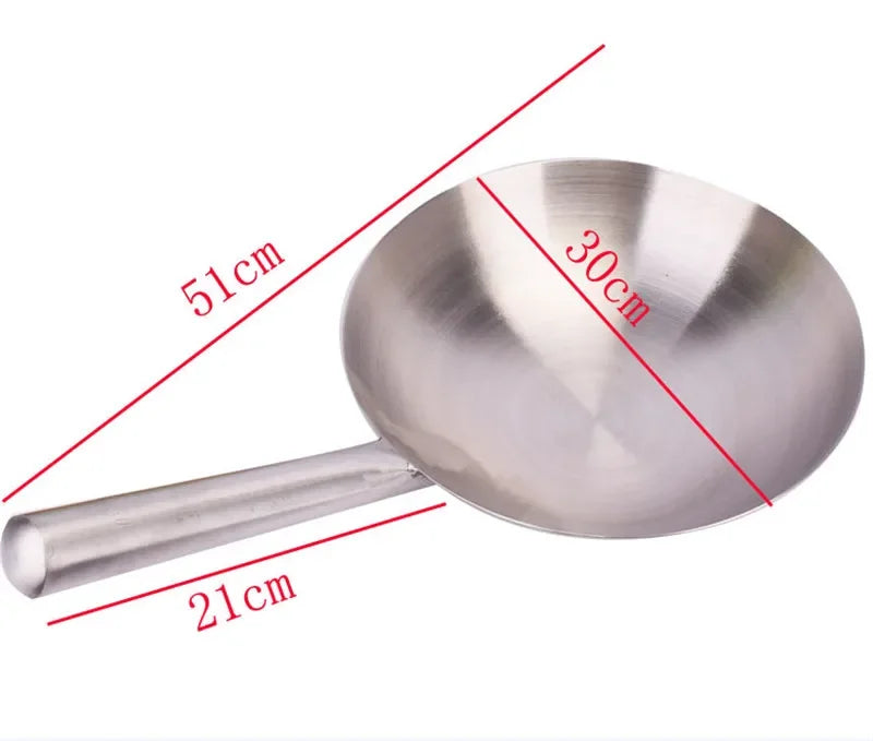 Wok Inox - IronMaster™ - Manche en Métal